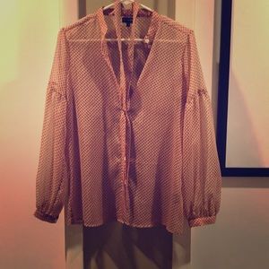 Chic shear blouse